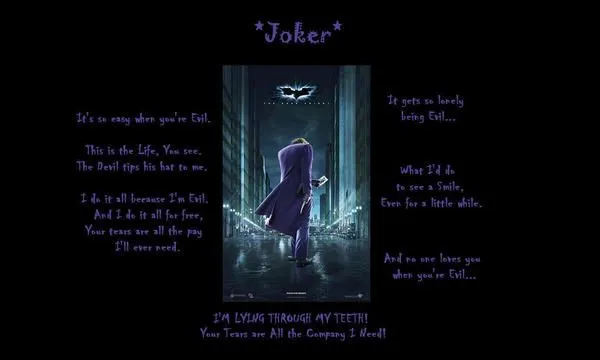 New Joker Wallpaper by ~TheDreadedWoeKitten on deviantART