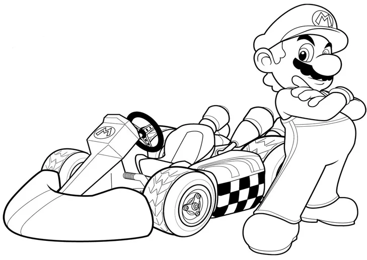 Dibujos para colorear de Mario Bros wii - Imagui