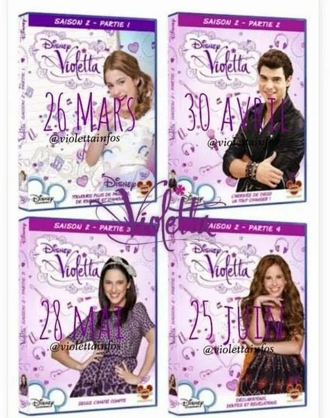 New Violetta World: Portadas de los DVD de Violetta 2!!!