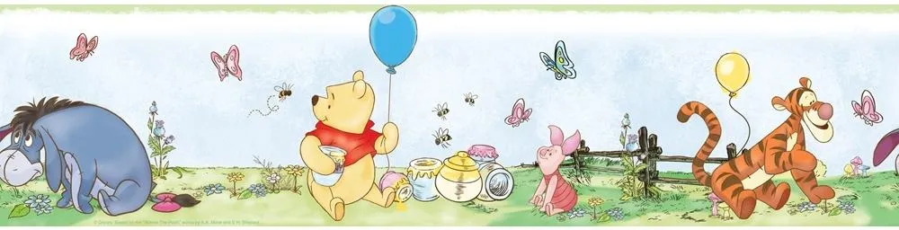 New Winnie The Pooh Wallpaper Border Baby Nursery or Kids Room ... New Winnie The Pooh Wallpaper Border Baby Nursery or Kids Room ...