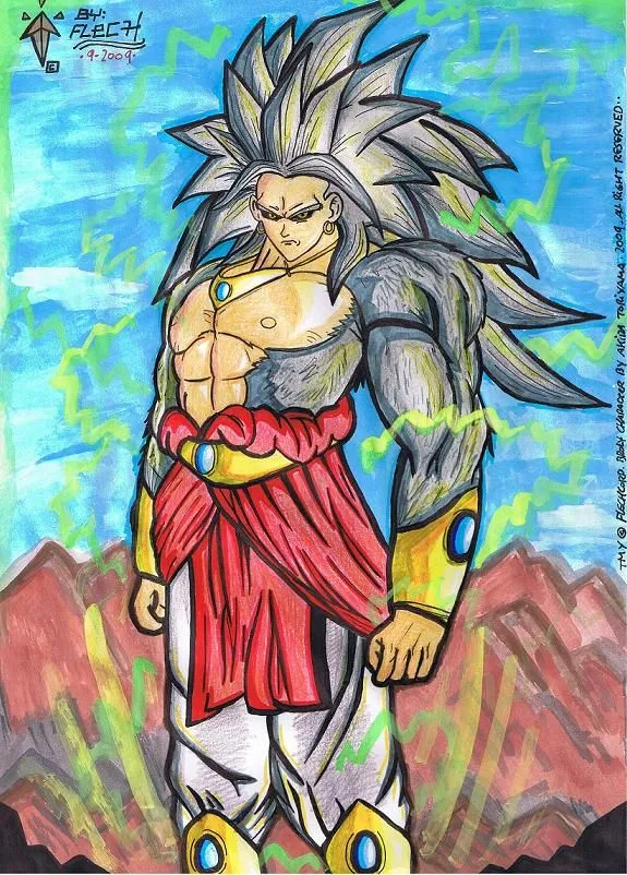 Nightmare Broly ssj5 by Flexcorp on DeviantArt