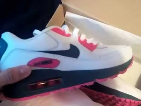 Nike air max 90 rosas, moradas y blancas edición especial ...