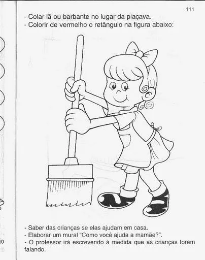 Dibujos de niña barriendo - Imagui