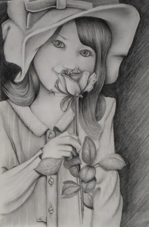 Niña Carlos Andres Patiño Meneses - Artelista.com