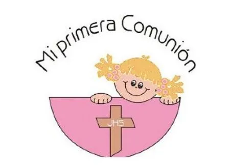 Dibujo niña comunión imprimir - Imagui