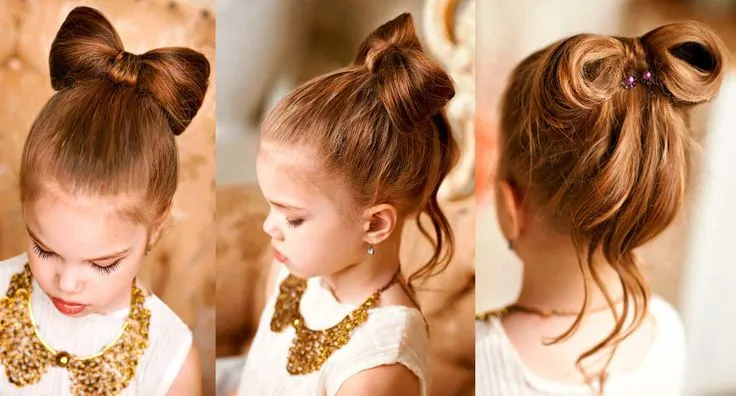 niña elegante peinado lazo | Peinados para tu niña | Pinterest niña elegante peinado lazo | Peinados para tu niña | Pinterest