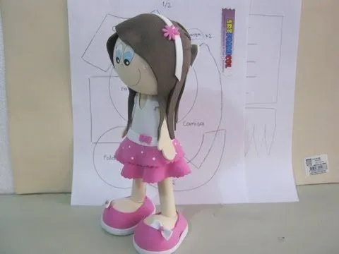 NIÑA FOFUCHA FALDA EN CAPAS CON MOLDES PARTE 2 DE 2 - YouTube NIÑA FOFUCHA FALDA EN CAPAS CON MOLDES PARTE 2 DE 2 - YouTube