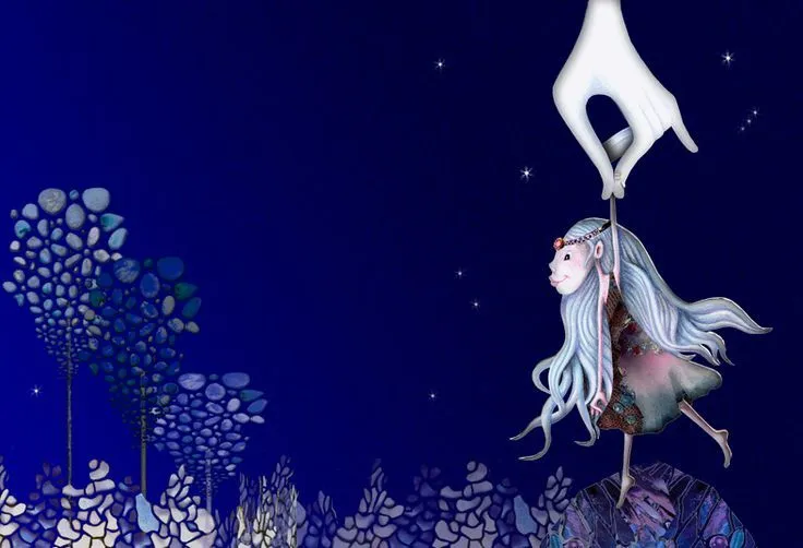 Niña de luna, niño de sol - Marta Rivera Ferner - Ilustración ...