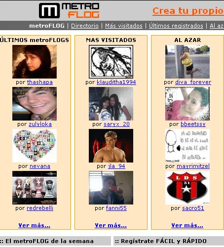 la niña de tus ojos: DIFERENCIA ENTRE BLOG, METROFLOG, PAGINAS WEB ...