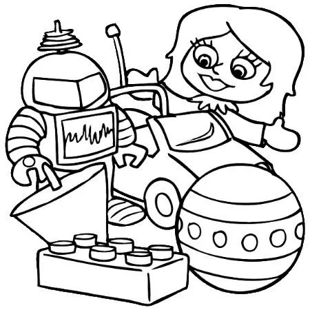 Niña ordenando juguetes para colorear - Imagui Niña ordenando juguetes para colorear - Imagui