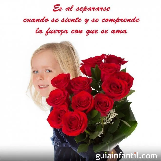 Niña con rosas. Frases de amor para motivar - Frases de amor para ...