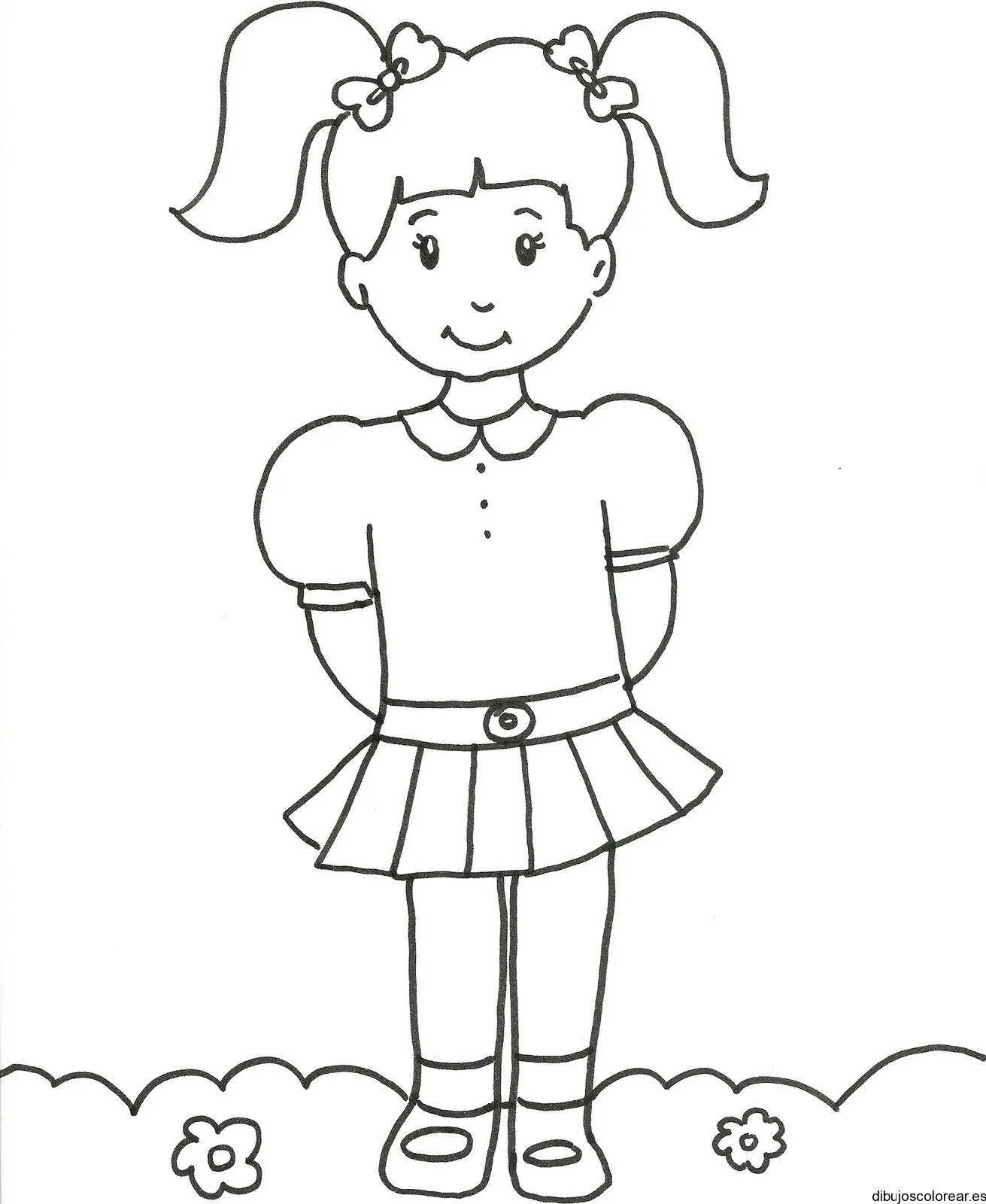 Imagenes de niña para dibujar - Imagui
