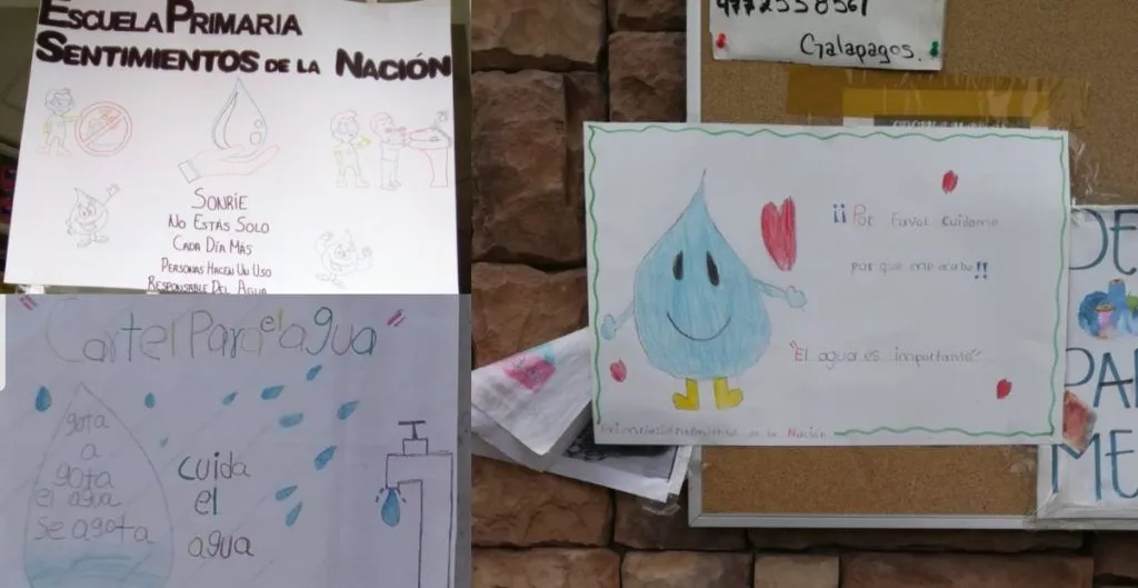 Niñas y niños crean conciencia sobre el cuidado del agua; colocan carteles en diferentes colonias - Así Sucede León Niñas y niños crean conciencia sobre el cuidado del agua; colocan carteles en diferentes colonias - Así Sucede León