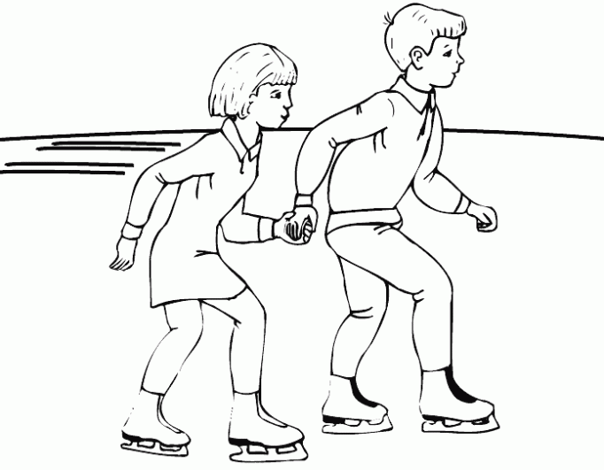 Dibujo de Niños patinando para colorear. Dibujos infantiles de Niños ... Dibujo de Niños patinando para colorear. Dibujos infantiles de Niños ...