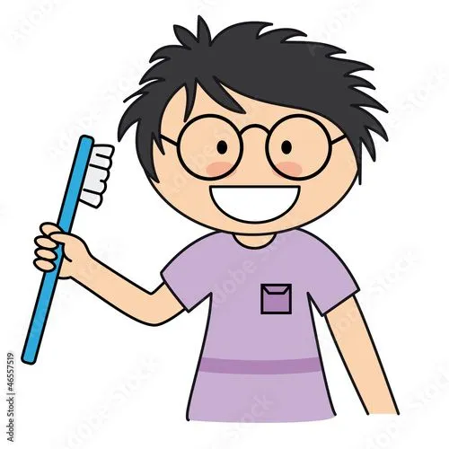 Niño cepillándose los dientes" Imágenes de archivo y vectores ... Niño cepillándose los dientes" Imágenes de archivo y vectores ...