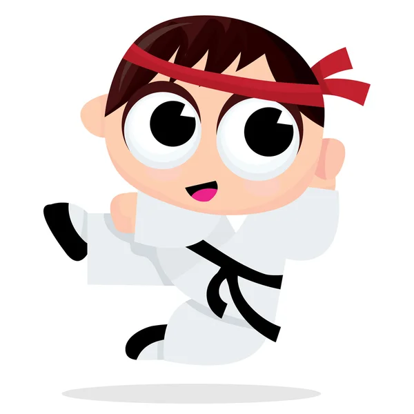 Niño de dibujos animados karate — Vector stock © totallyjamie ... Niño de dibujos animados karate — Vector stock © totallyjamie ...
