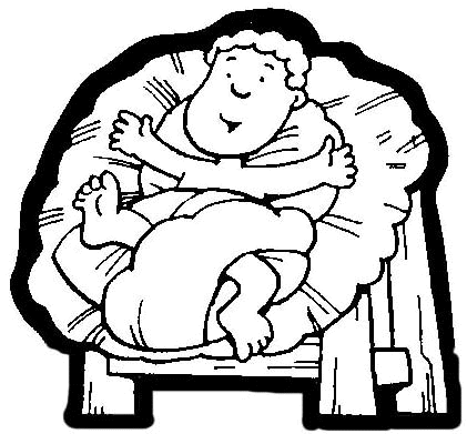 Niño dios | Dibujos para colorear