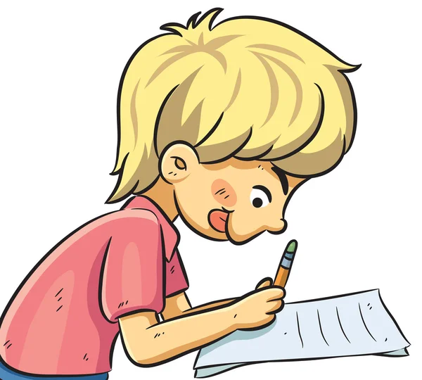 Niño estudiando — Vector stock © h4nk #11636007 Niño estudiando — Vector stock © h4nk #11636007
