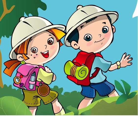 Niño explorador dibujo - Imagui