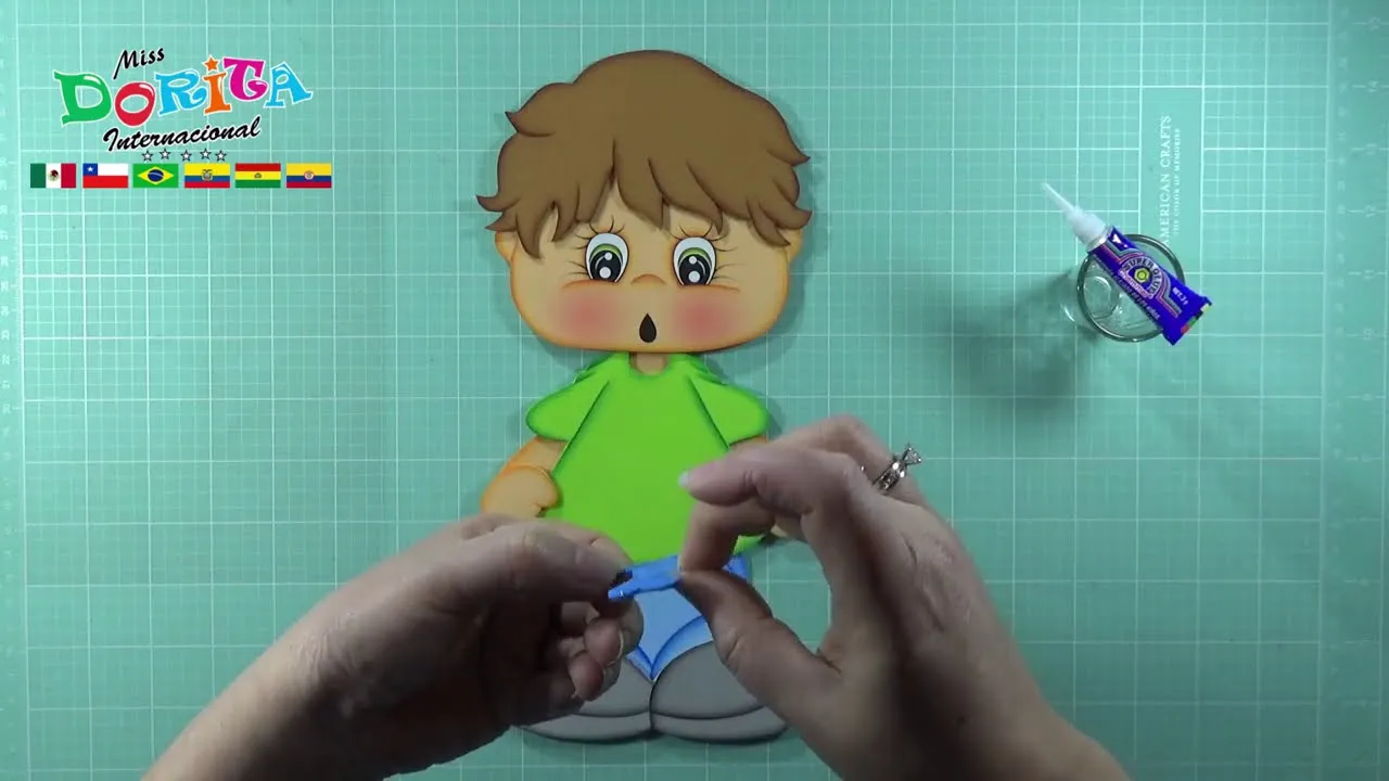 Niño en Foamy, Goma Eva, Microporoso (Handmade Craft)❤️ - YouTube Niño en Foamy, Goma Eva, Microporoso (Handmade Craft)❤️ - YouTube