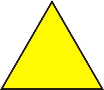 Triangulo para colorear - Imagui