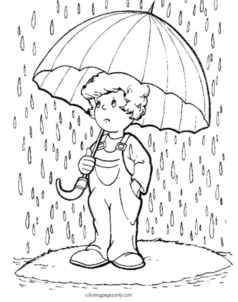 El niño bajo la lluvia intensa Páginas para colorear - Fenómenos naturales Páginas para colorear - Páginas para colorear para niños y adultos El niño bajo la lluvia intensa Páginas para colorear - Fenómenos naturales Páginas para colorear - Páginas para colorear para niños y adultos