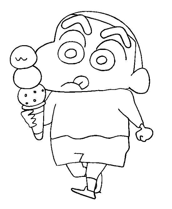 Maestra de Infantil: Shin Chan. Dibujos para colorear.