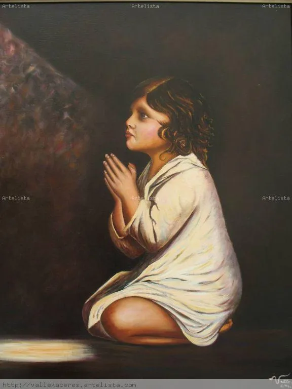NIÑO ORANDO jesus valle julian - Artelista.com