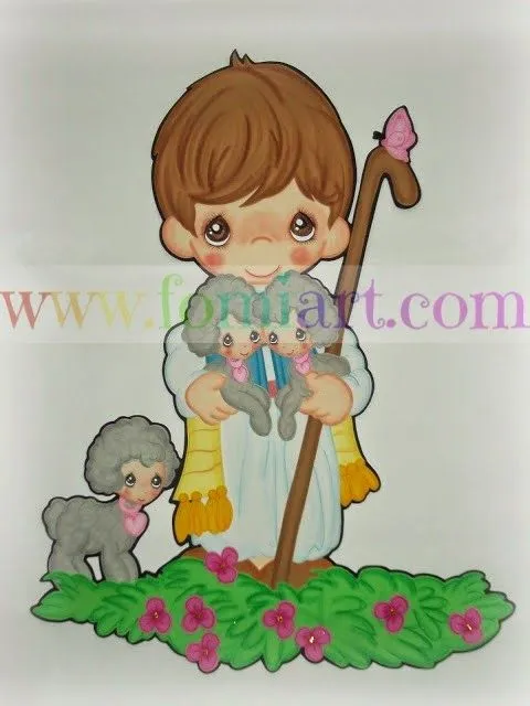 Niño pastorcillo con Ovejas | Fomiart