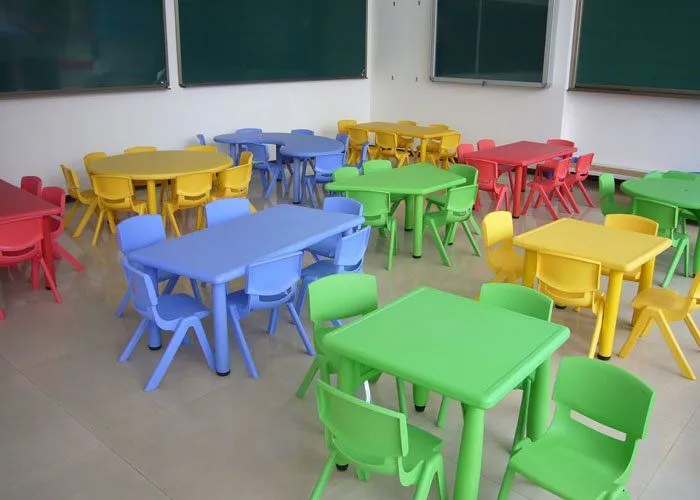 Niño preescolar mesa y silla-Mesas para niños-Identificación del ...