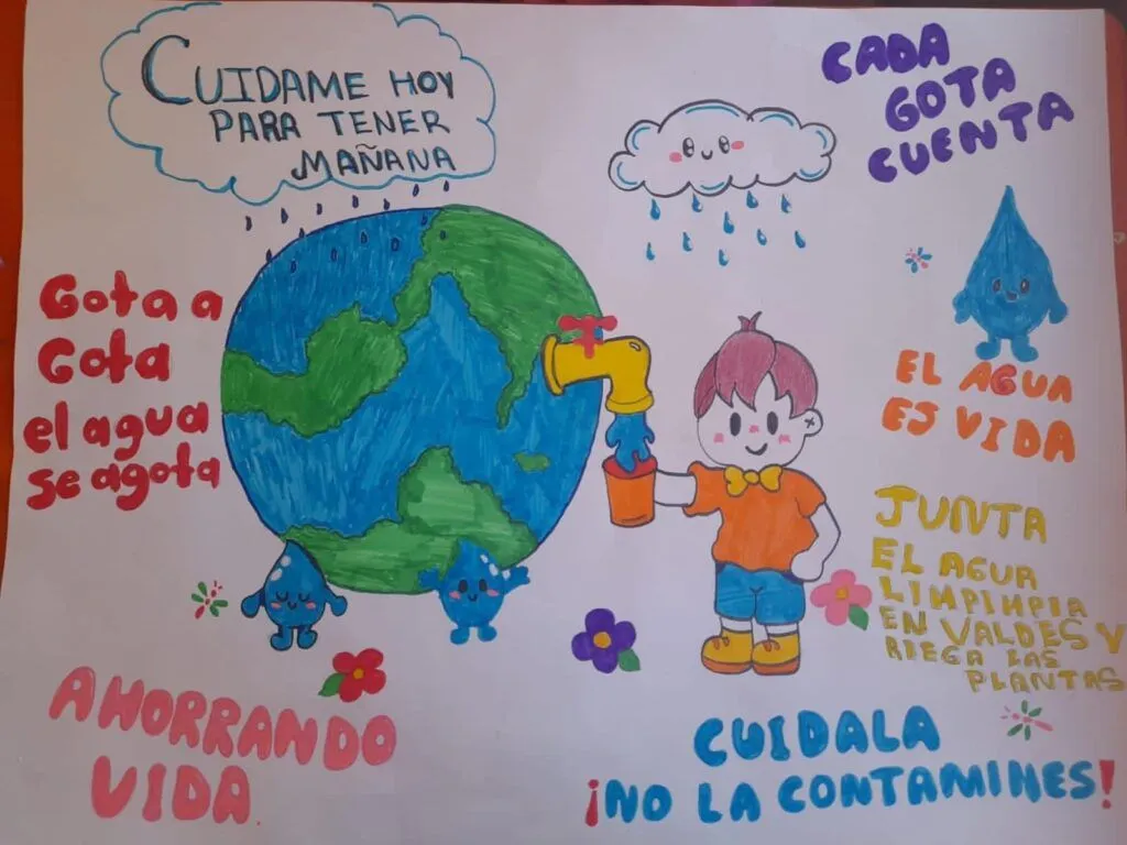 Niño de Soyatlán del Oro gana concurso de carteles sobre el cuidado del agua - Letra Fría Niño de Soyatlán del Oro gana concurso de carteles sobre el cuidado del agua - Letra Fría
