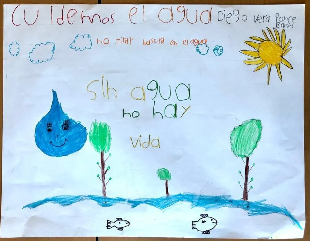 Niño de Soyatlán del Oro gana concurso de carteles sobre el cuidado del agua - Letra Fría Niño de Soyatlán del Oro gana concurso de carteles sobre el cuidado del agua - Letra Fría
