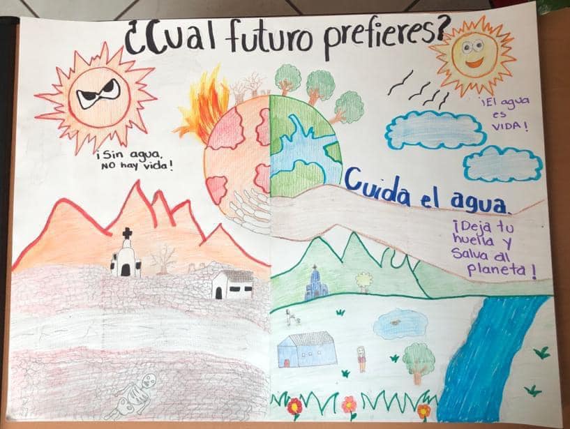 Niño de Soyatlán del Oro gana concurso de carteles sobre el cuidado del agua - Letra Fría Niño de Soyatlán del Oro gana concurso de carteles sobre el cuidado del agua - Letra Fría