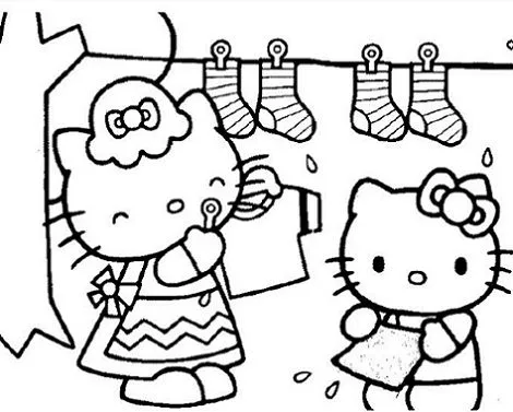 Niño tendiendo Su cama Colouring Pages