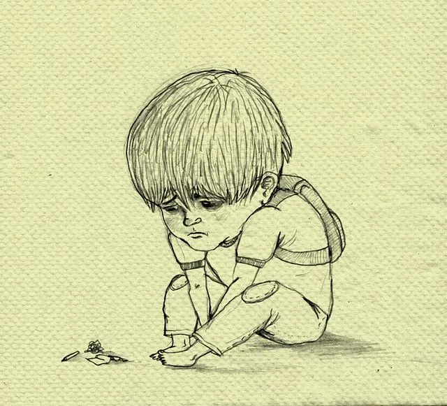 niño triste | Flickr - Photo Sharing!