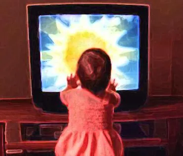 Un nino viendo tele animado - Imagui