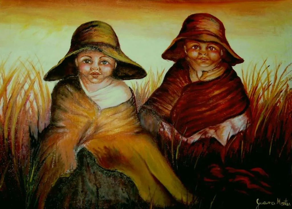 niños Andinos Juana Montes Pajuelo - Artelista.