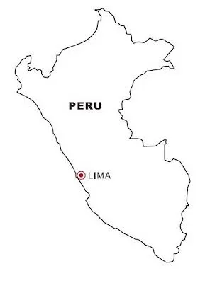 COLOREA TUS DIBUJOS: Mapa de Perú para colorear COLOREA TUS DIBUJOS: Mapa de Perú para colorear