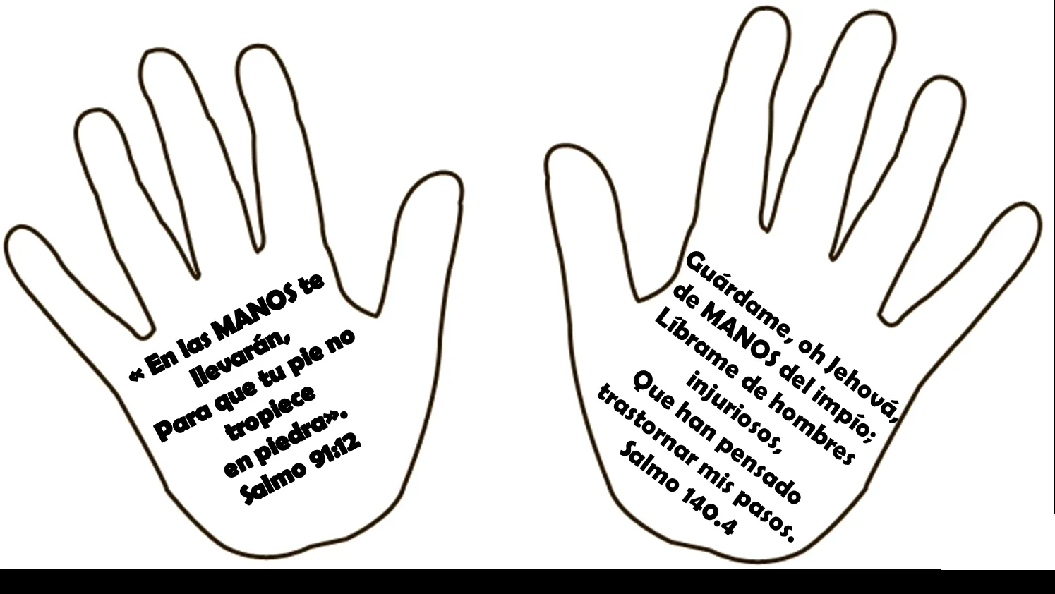 Manos orando para colorear - Imagui