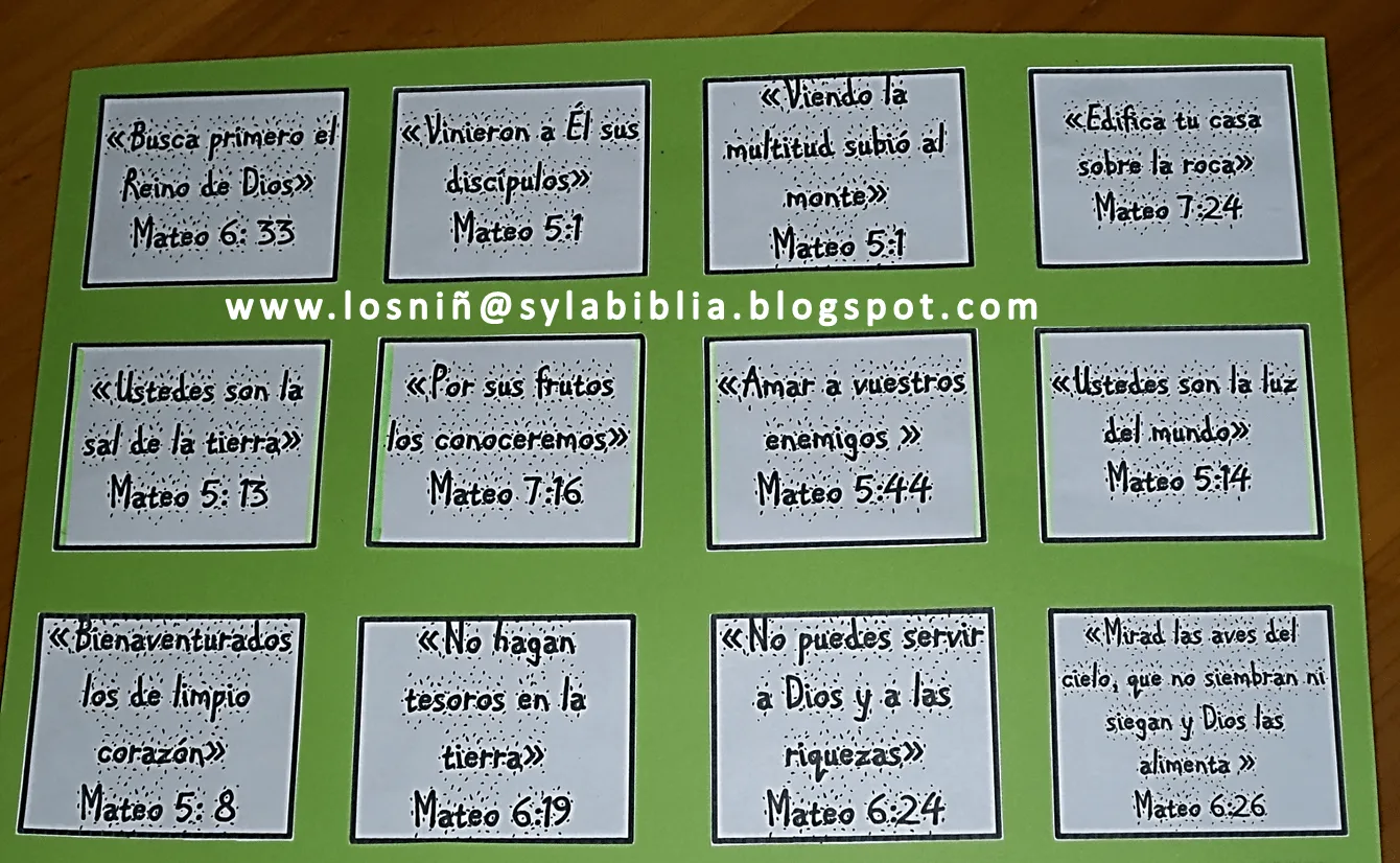 Los niños y la Biblia: octubre 2010