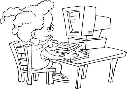 Para niños para colorear computadoras - Imagui Para niños para colorear computadoras - Imagui
