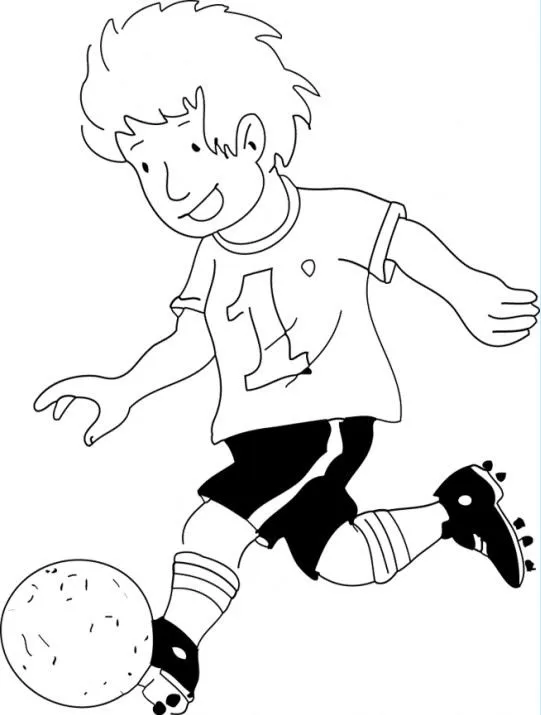 Niños corriendo para colorear - Imagui