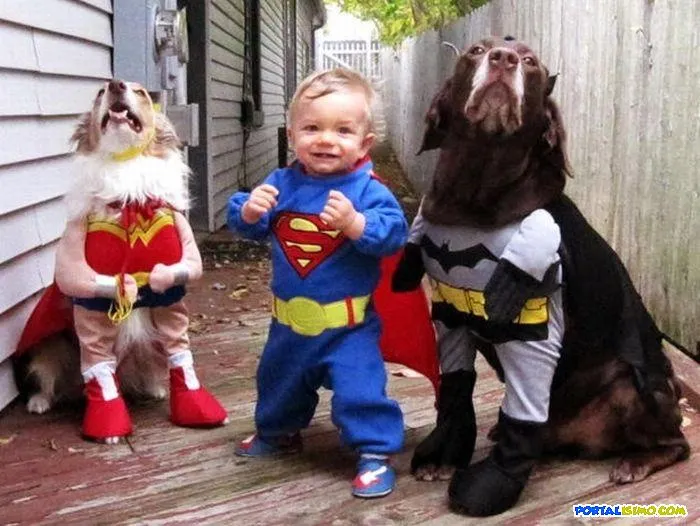 Niños disfrazados super heroes - Imagui