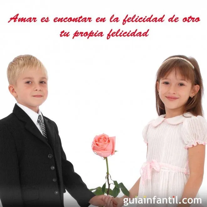 Niños enamorados. Frases de amor para motivar - Frases de amor ...