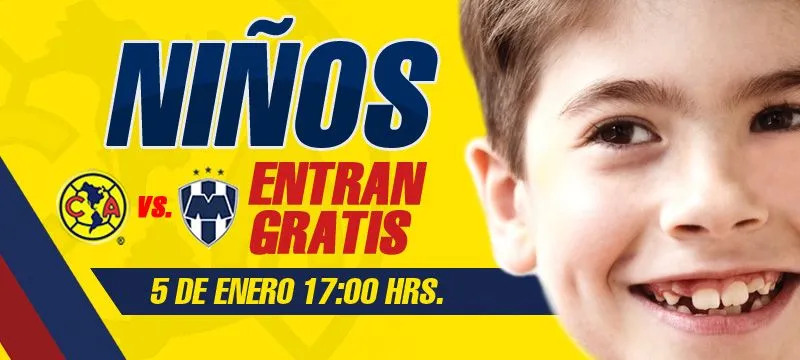 Niños entran gratis al Azteca Club América | Club América - Sitio ... Niños entran gratis al Azteca Club América | Club América - Sitio ...