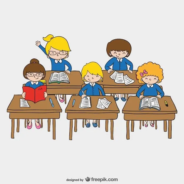 Dibujo de niños en la escuela | Descargar Vectores gratis Dibujo de niños en la escuela | Descargar Vectores gratis