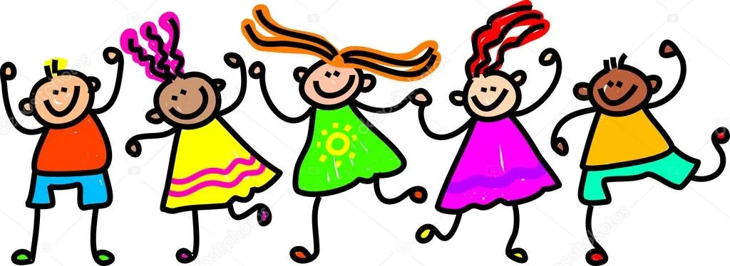 Niños felices caricaturas — Vector stock © Prawny #64294851 Niños felices caricaturas — Vector stock © Prawny #64294851