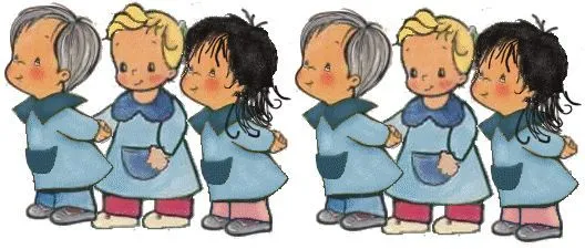 Niños en fila animados - Imagui