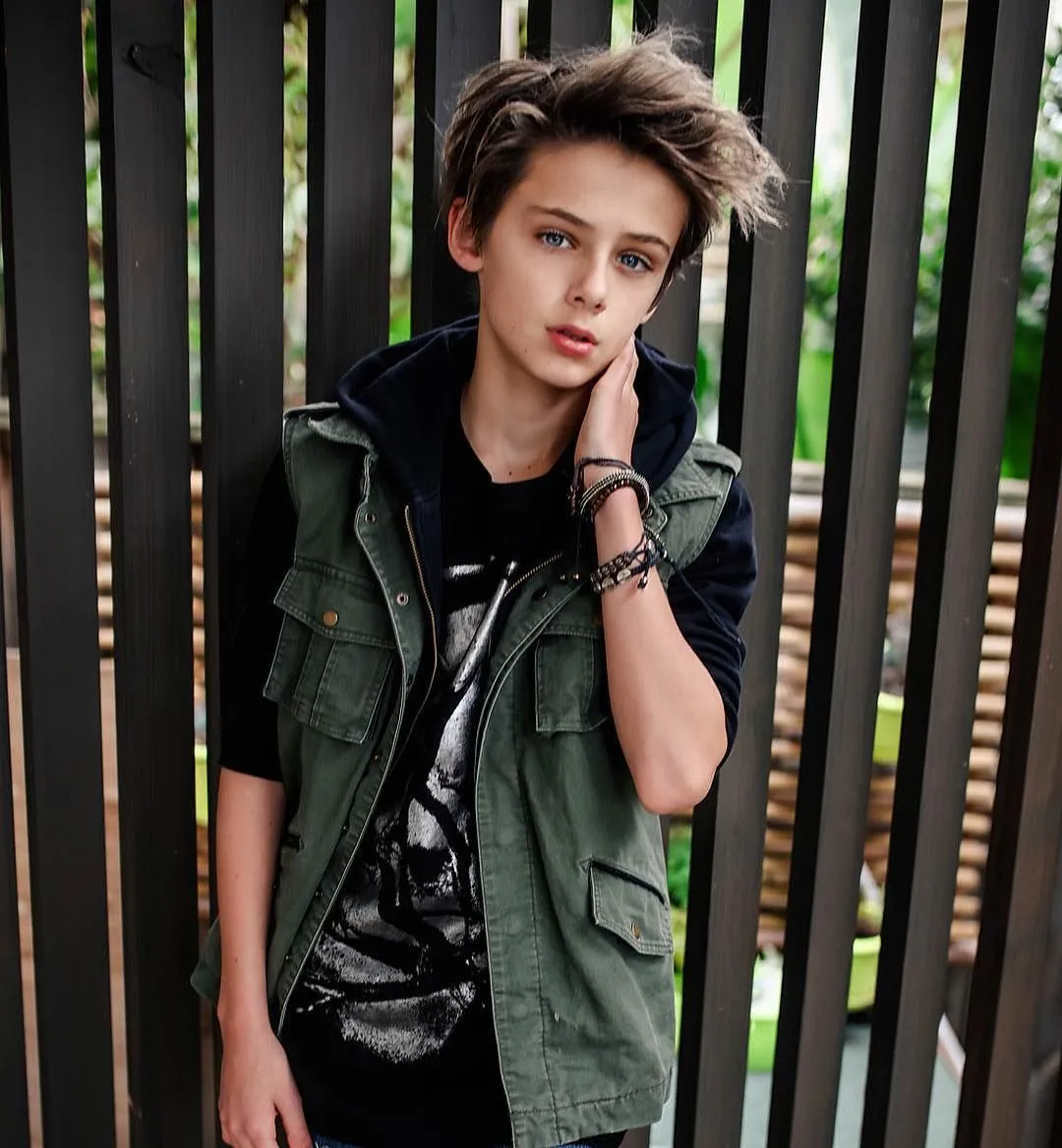Niños guapos de 12