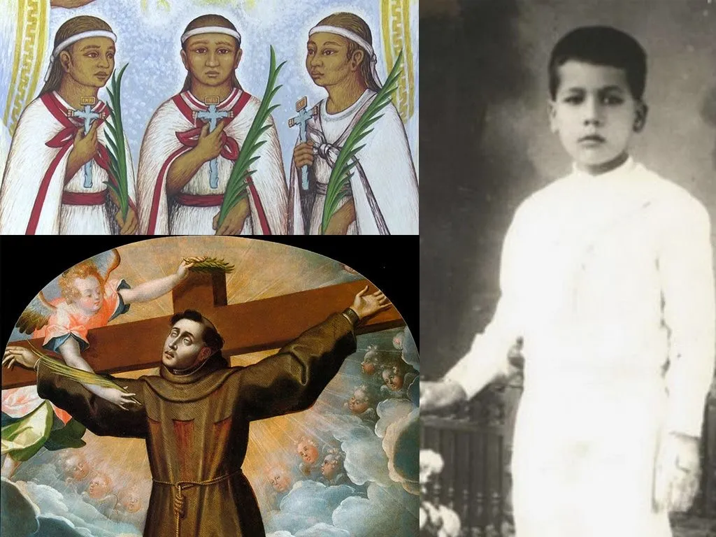 Niños y jóvenes santos